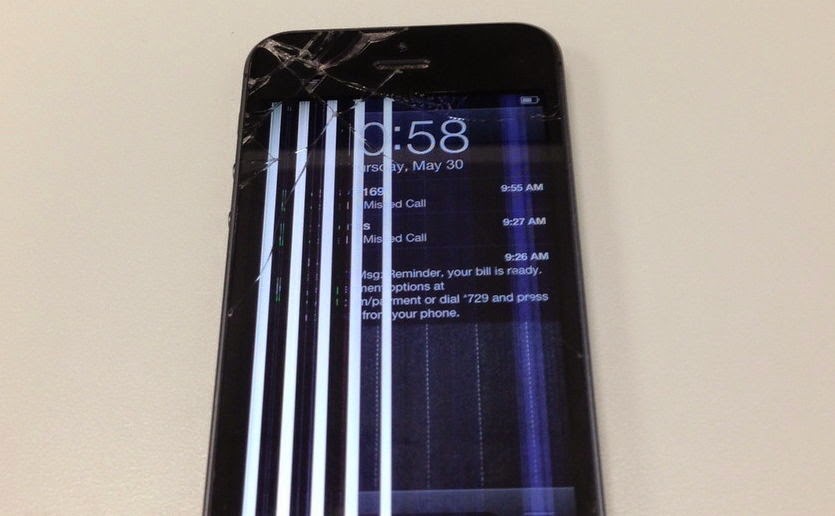 Сломанный дисплей iPhone 6